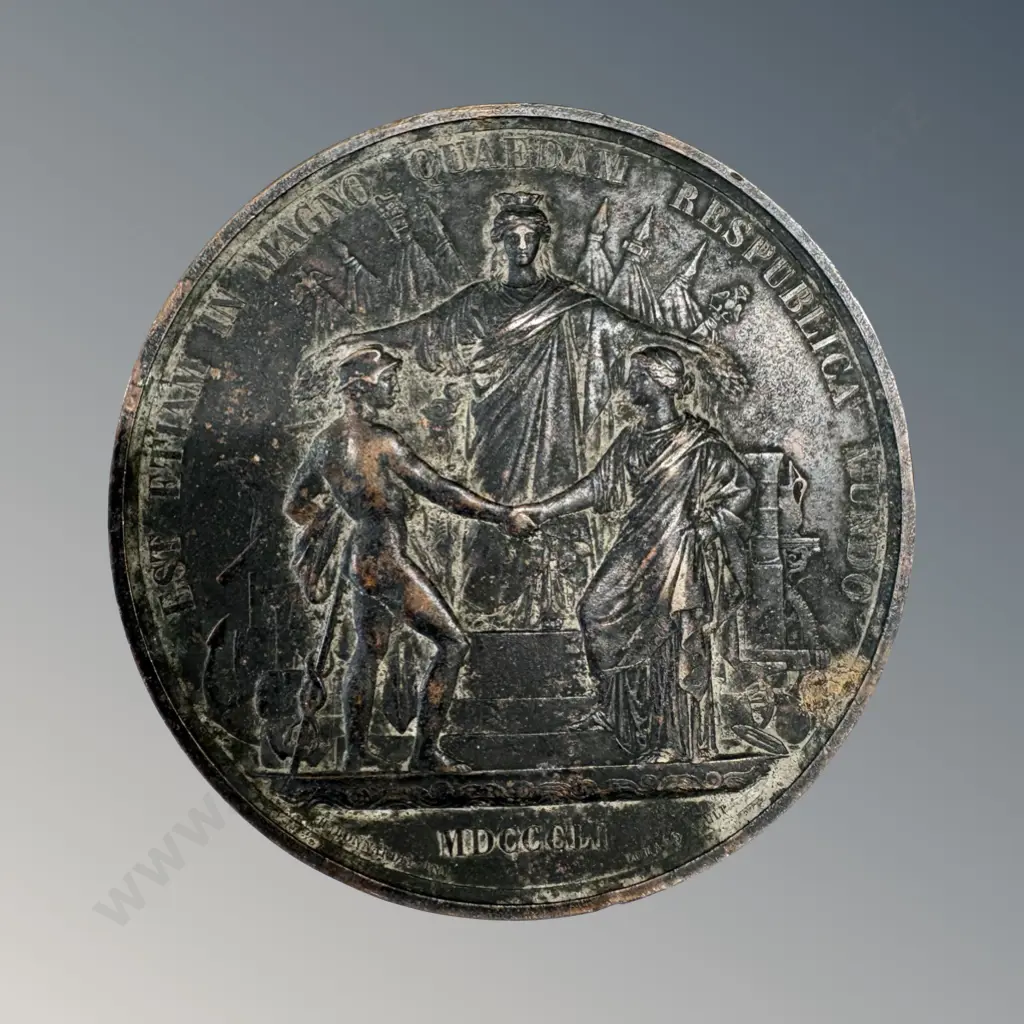 1851 Great Exhibition Council Bronze Medal Image 1++