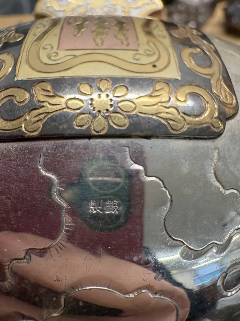 Japanese Silver and Mixed Metal Daikoki's Magic Mallet TW244gms see photo of mark Image 1++