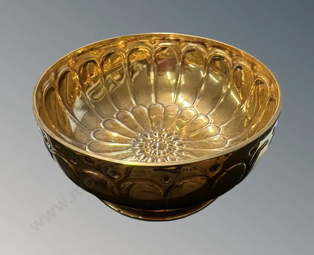 French Silver Gilt Bowl - Puiforcat, Paris, H4.5cm Dia10.5, TW146gms Image 1++