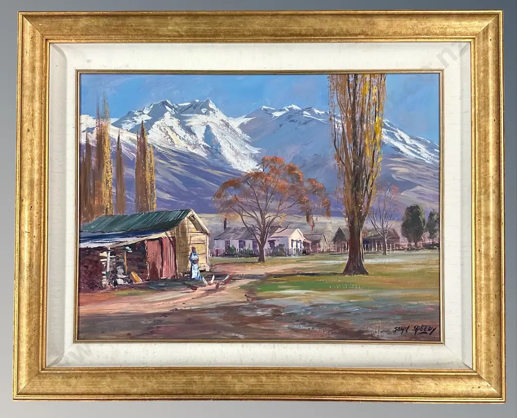 John Speedy - Winter Snow, oil on canvas, 420x590mm Image 1++