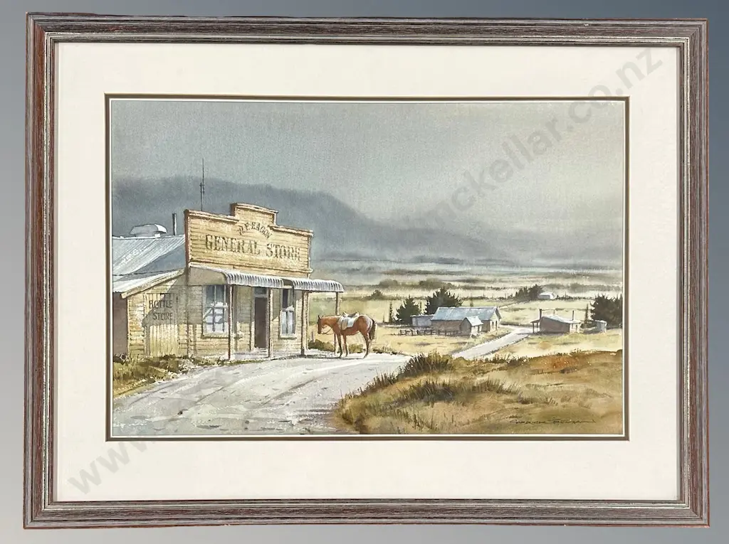 Garrick Tremain - The General Store, watercolour on paper, 355x545mm Image 1++