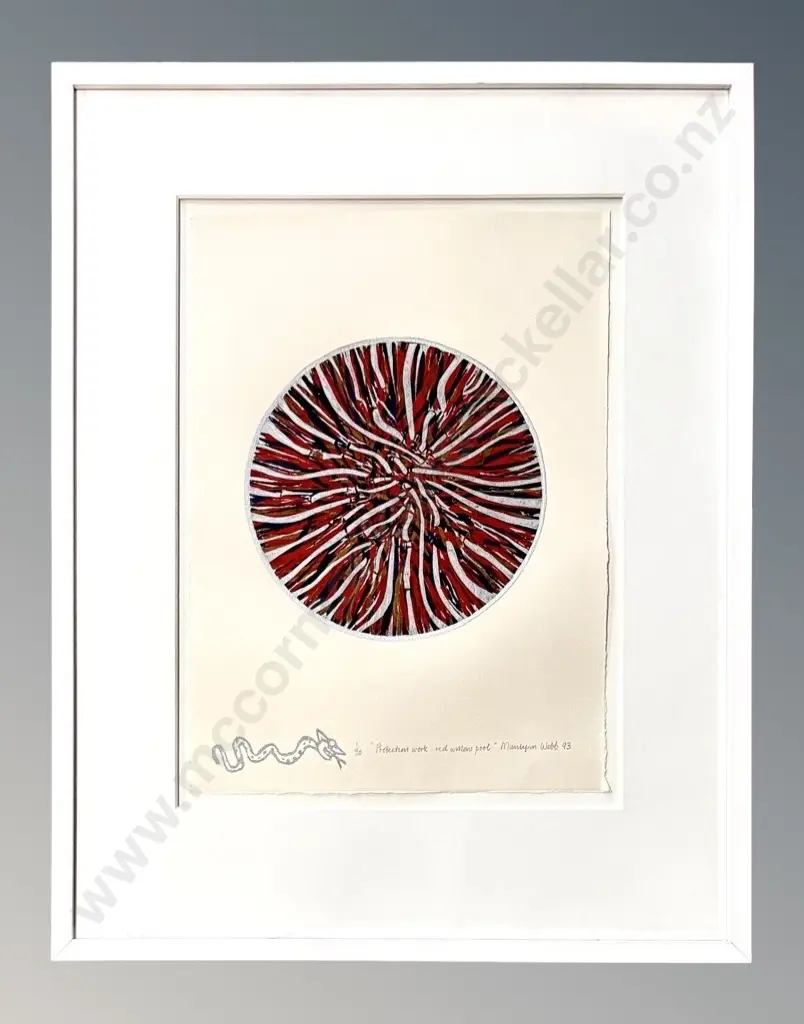 Marilyn Webb - Protection Work - Red Willow Pool, 1993, 1/20 WOP, 550x400mm Image 1++