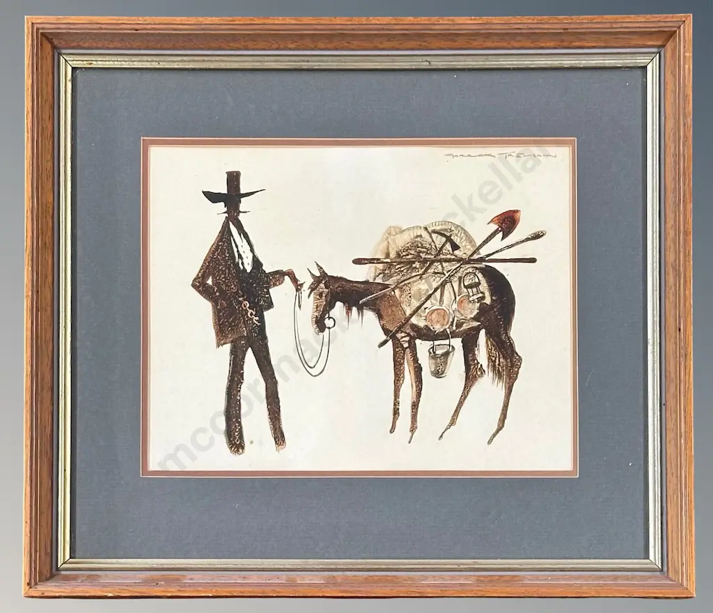 Garrick Tremain - Prospector, watercolour on paper, 200x260mm Image 1++