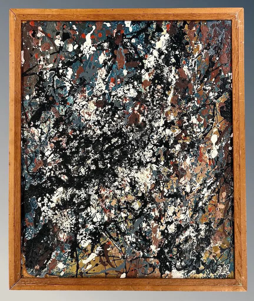 Frank Gross - Cherry Blossom, oil on board, 590x480mm Image 1++