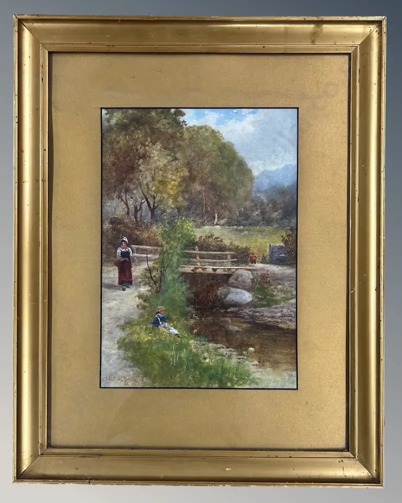 J C Salmon - Near Conway, Wales , watercolour on paper, 340mm x 240mm Image 1++
