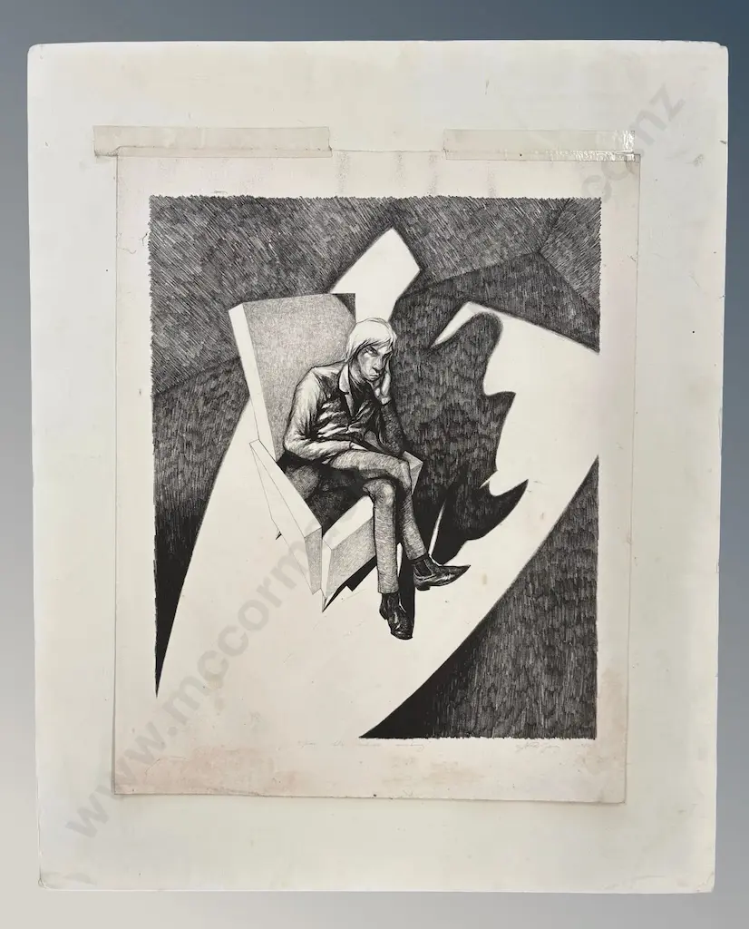 Jason Greig - Upon the Velvet Sinking, 1987, work on paper, 545x440mm Image 1++