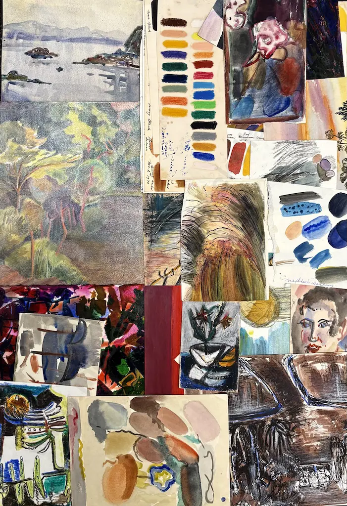 Assortment of Unframed Barbara Blakemore Fowler Works and Colour Trials Image 1++