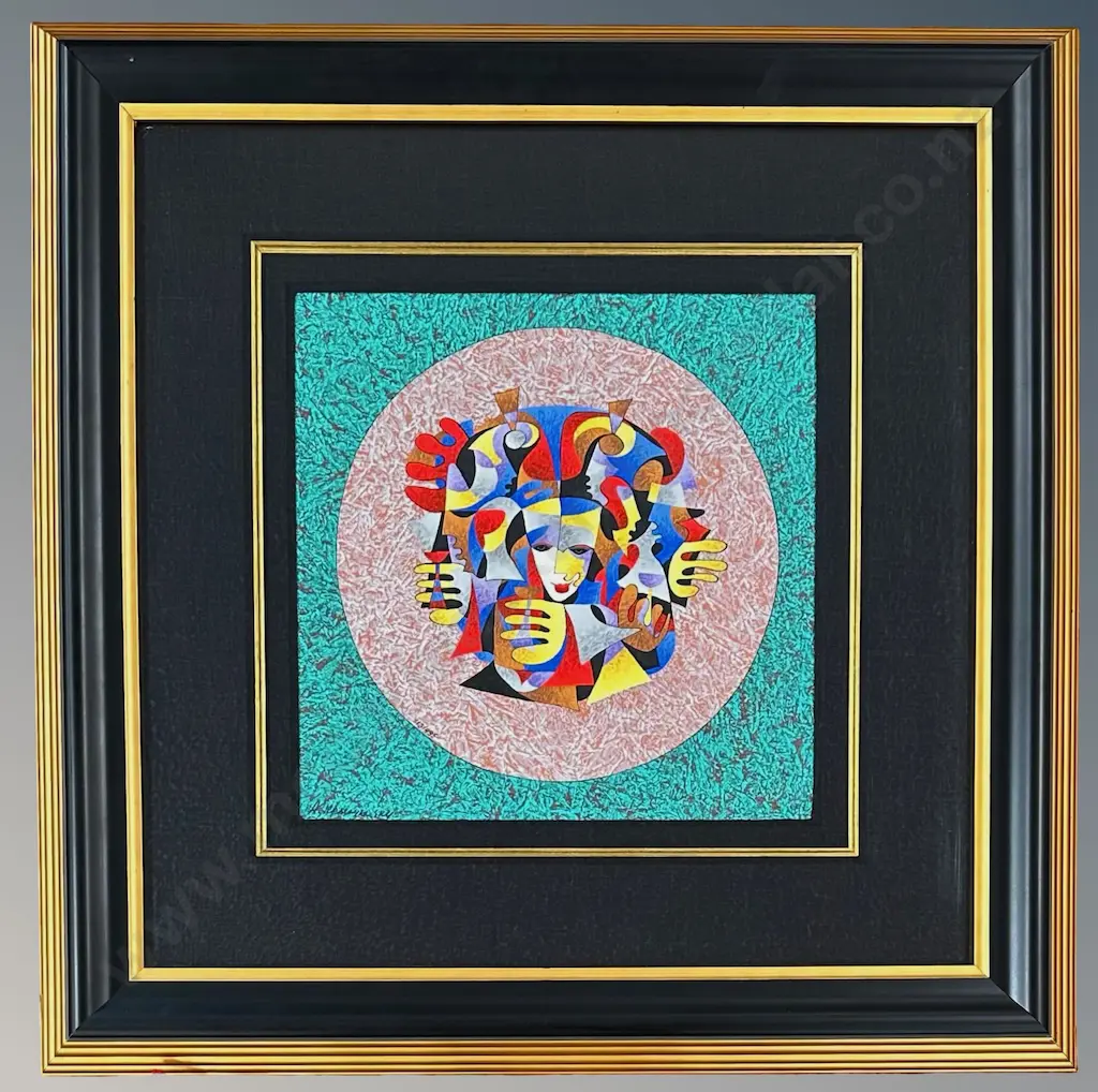 Anatole Krasnyansky - Harlequin, 2007, 184/495 serigraph in colour on wove paper, 310x310mm Image 1++