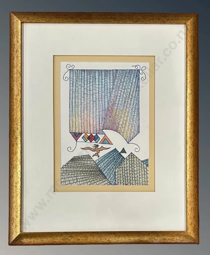 John Bevan Ford - Untitled, pen and wash on paper, 265x365mm Image 1++