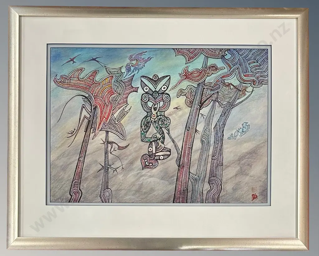 John Bevan Ford - Untitled, pen and wash on paper, 490x685mm Image 1++