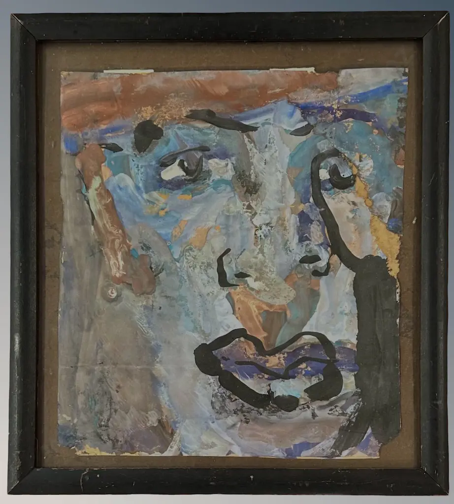 Unsigned - Tempera Series II, mixed media on paper, 360x330mm Image 1++