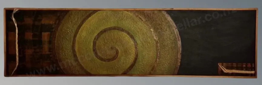 Unsigned - Spiral Abstract, mixed media, 2270x585mm Image 1++