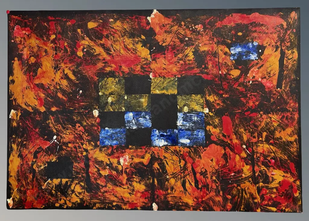 Unsigned - Large Abstract, oil on canvas, 1022x1080mm Image 1++
