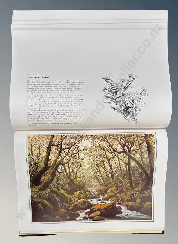 Boxed Signed 250/350 Limited Edition Jonathan White's New Zealand Leather Bound Book with coloured plates 420x570mm Image 1++