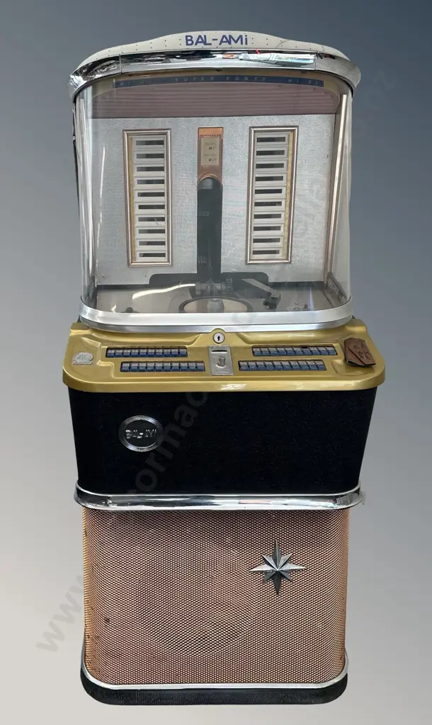 1950s BEL-AMi Super 40 Jukebox by Balfour UK, H145xW62xD70cm Image 1++