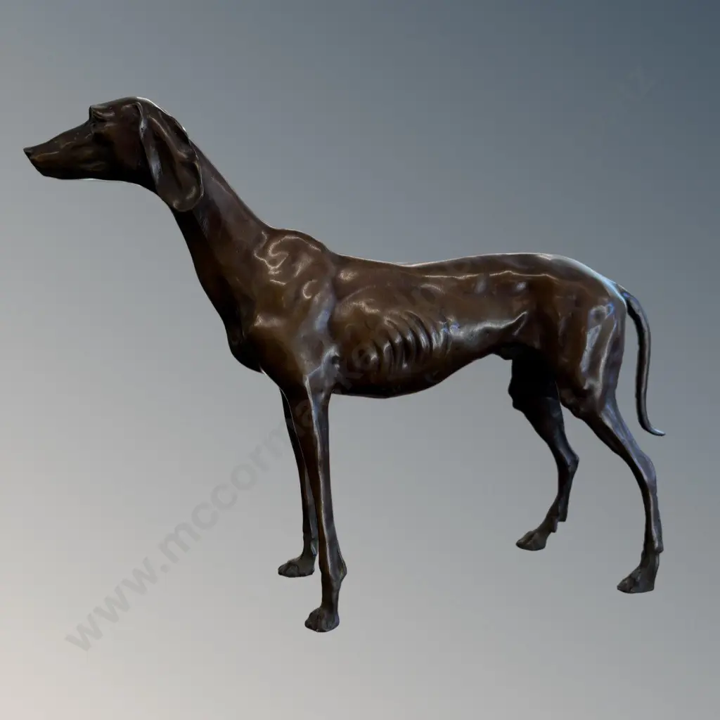 Bronze Dog, H26xL32cm Image 1++