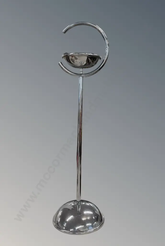 Art Deco Style Chrome Smokers Companion H91cm Image 1++