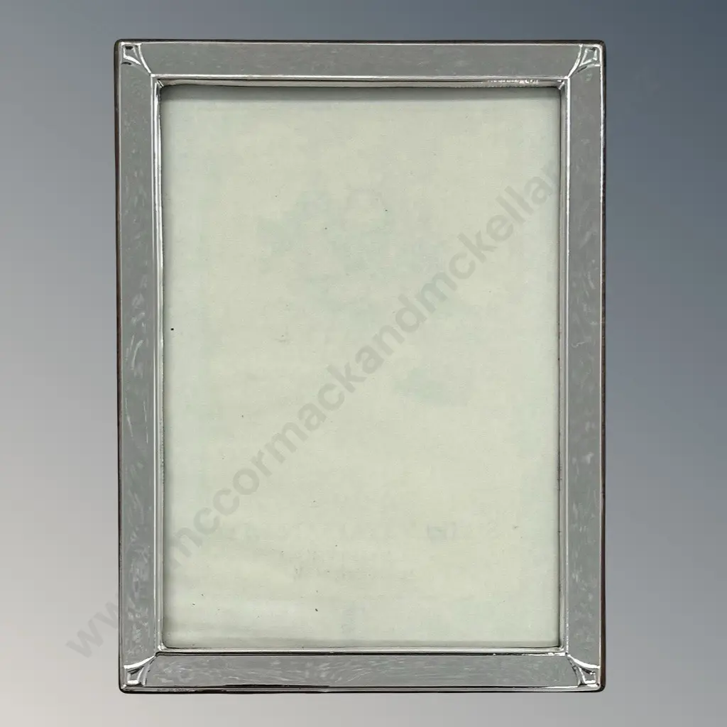 Sterling Silver Rectangular Photo Frame, made in Italy, 20cm x 15cm Image 1++