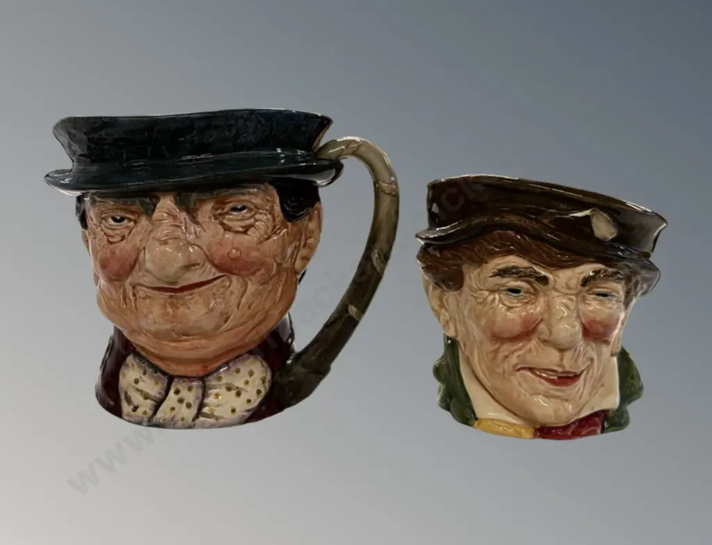 Royal Doulton Musical Jug and 'Paddy' Tobacco Jar H14-17cm Image 1++