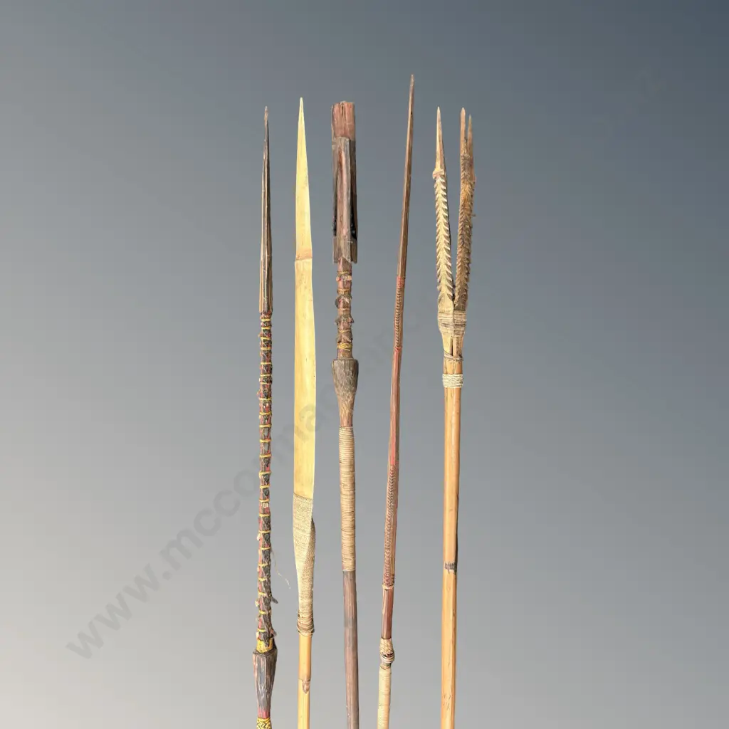 Collection of Tribal Spears, L100-132cm, AF Image 1++