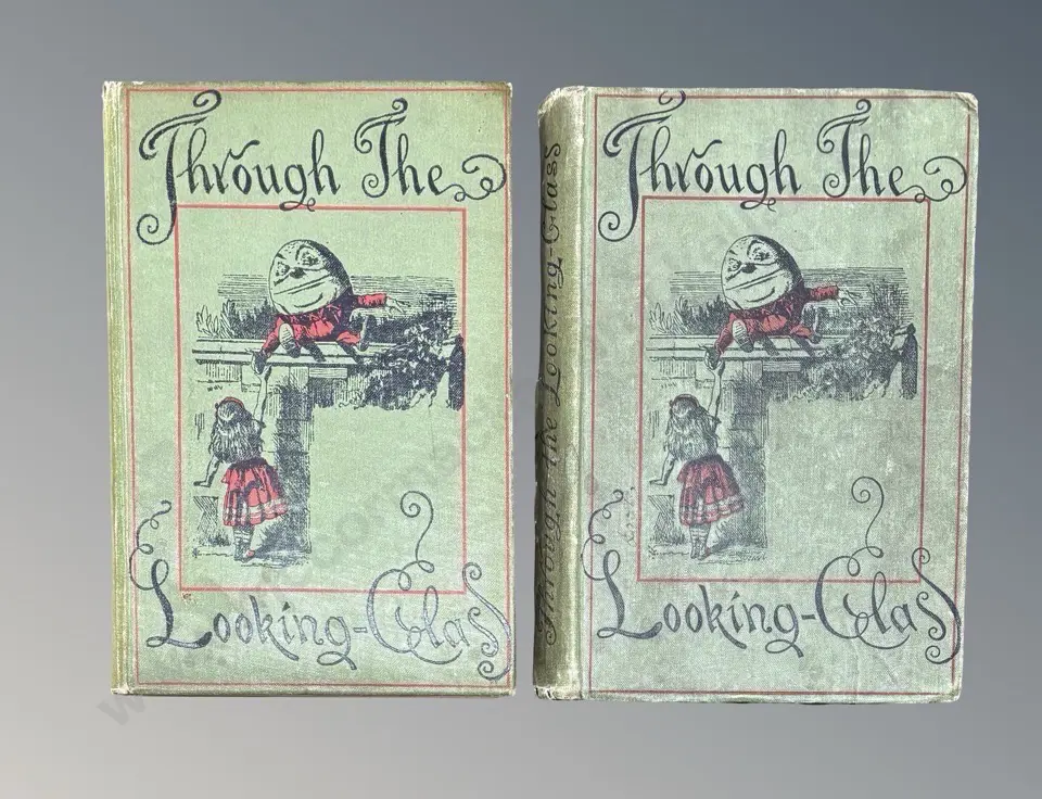 Through The Looking Glass and What Alice Found There - Lewis Carroll 1887 Peoples Edition and 1910 (average condition) Image 1++