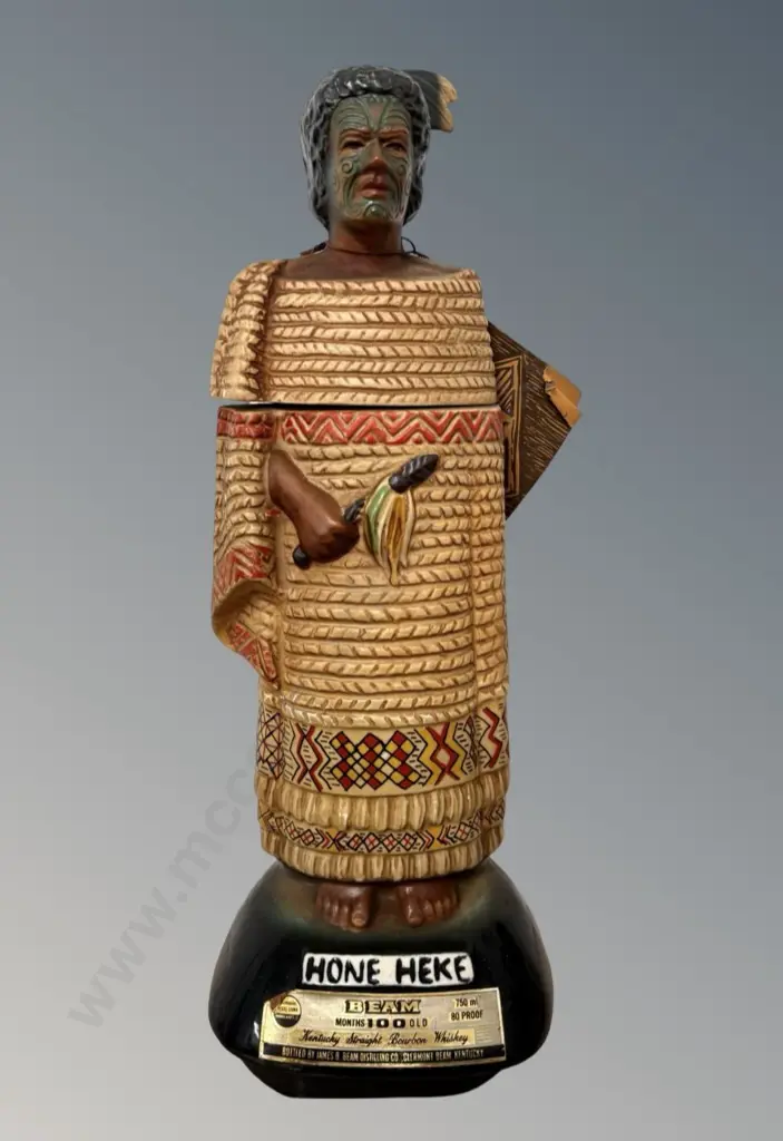 Hone Heke Jim Beam Musical Decanter H34cm Image 1++