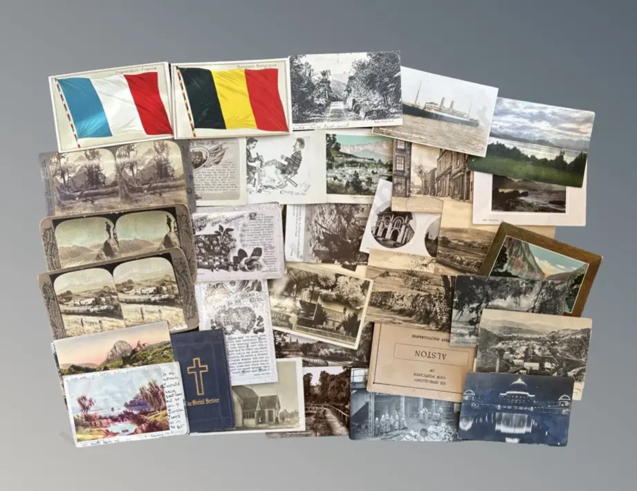 Collection of Old Postcards, WWI, New Zealand, etc Image 1++