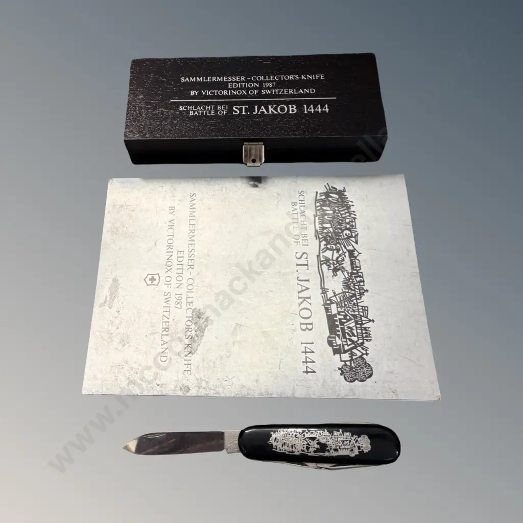 Boxed St Jakob 1444 Victorinox Collectors Knife Image 1++