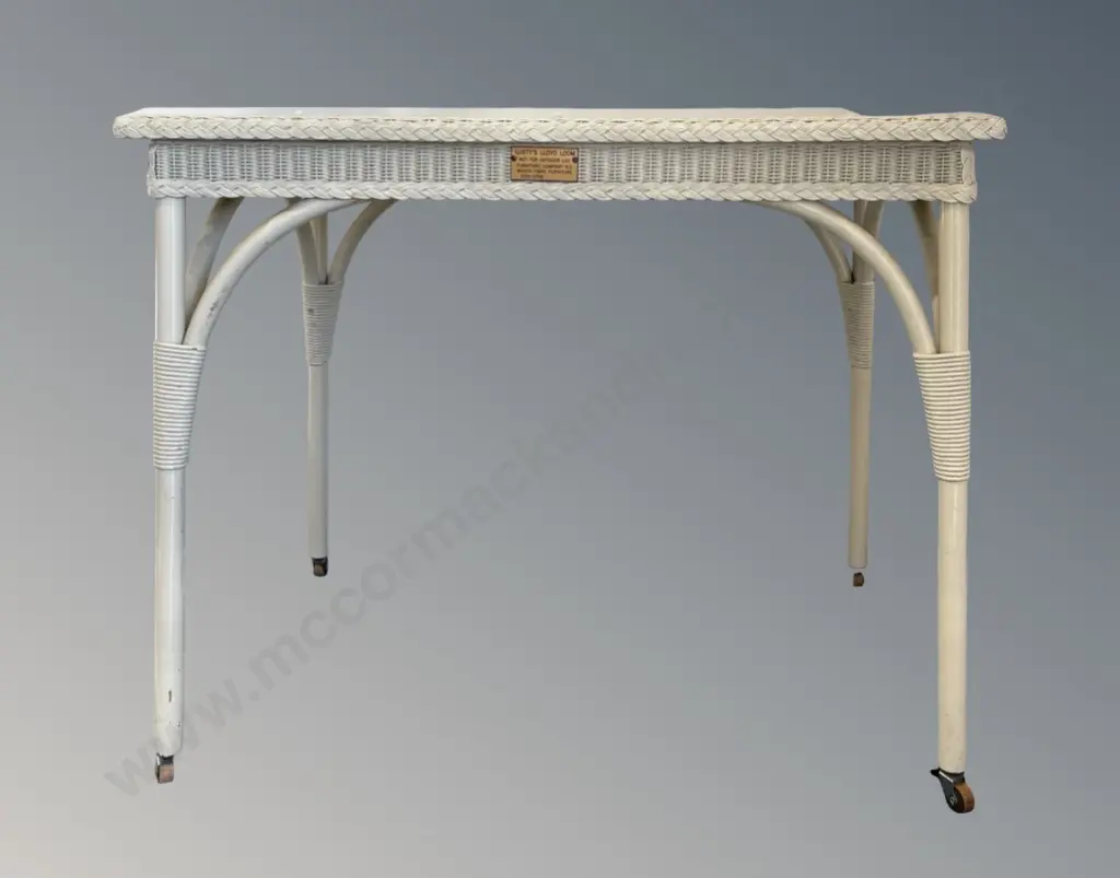 Lloyd Loom Table, H75xW90xD56cm Image 1++