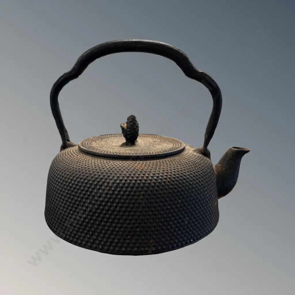 Japanese Cast Iron Teapot, H19cm  Image 1++