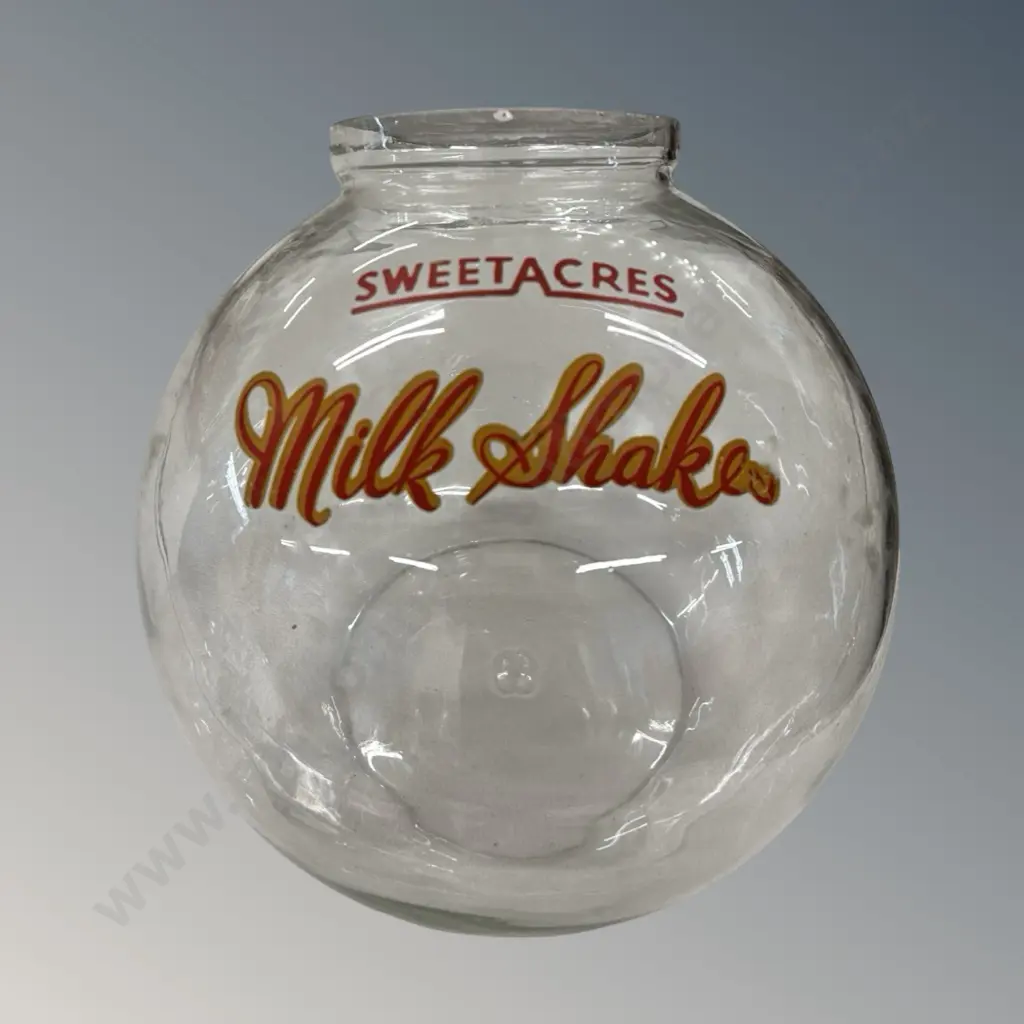 Sweetacres Milk Shakes Glass Confectionary Jar H25cm Image 1++