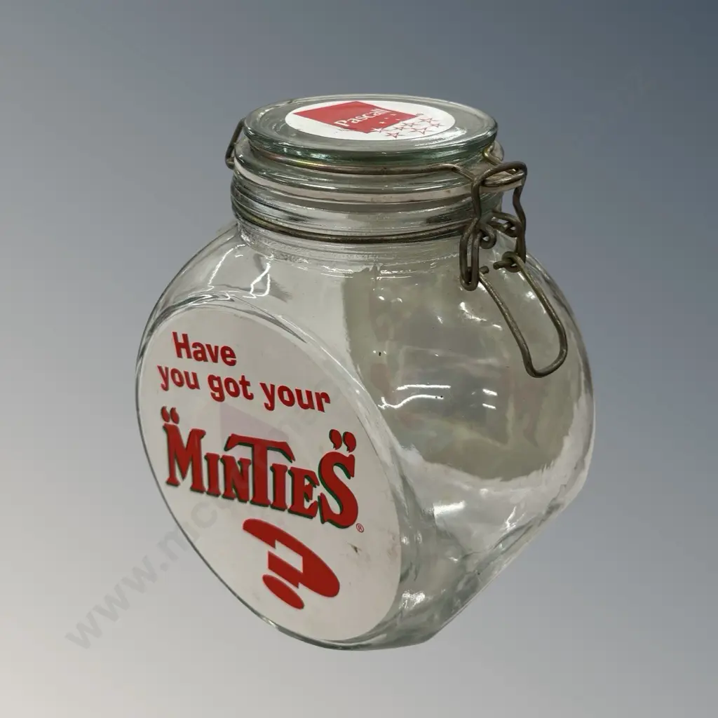 Minties Glass Confectionary Jar H20cm Image 1++