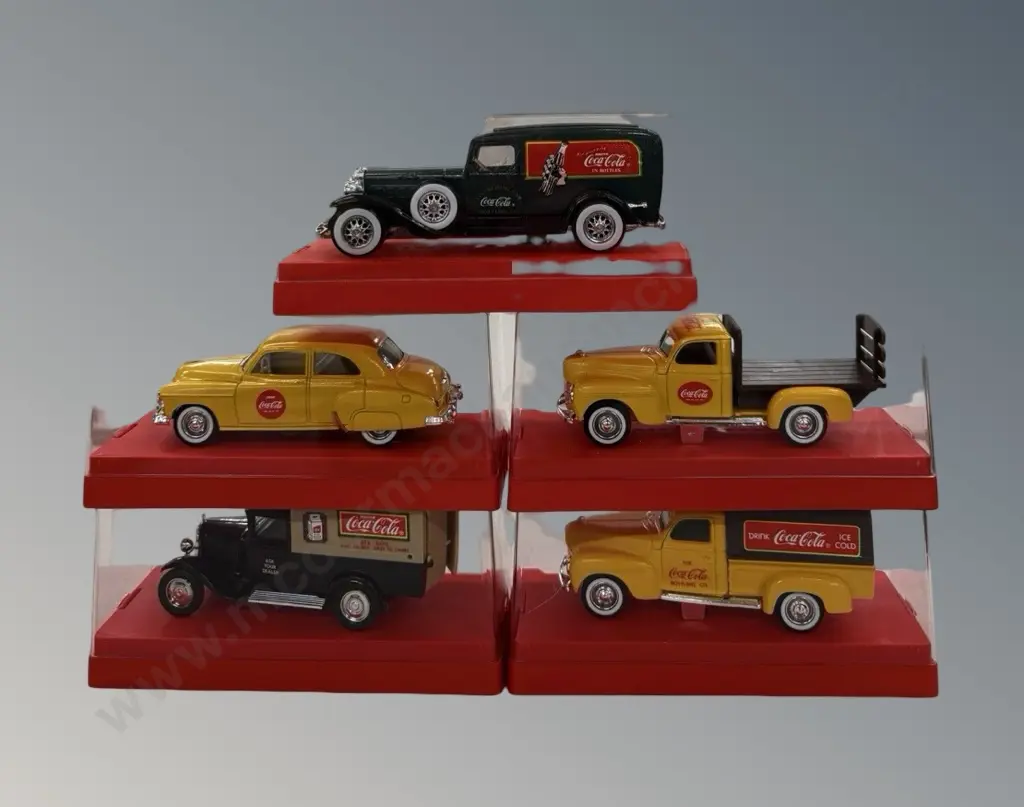Solido French Cased Coca-Cola Advertising Cars (5) Image 1++