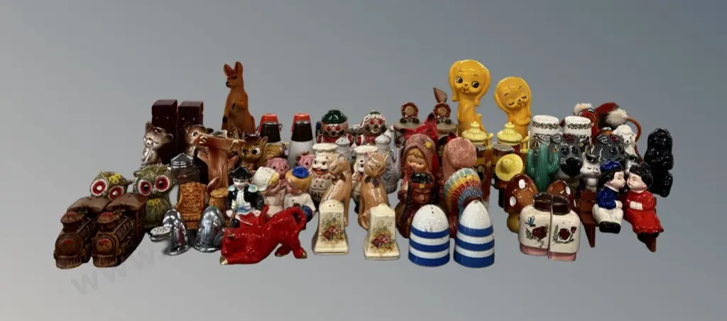 Large Collection of Salt and Pepper Shakers Image 1++