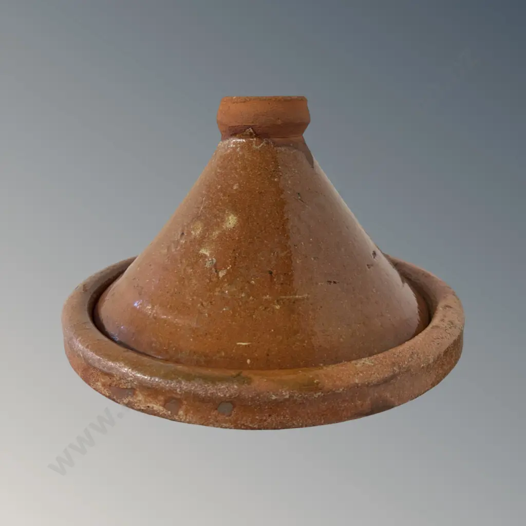 Terracotta Tagine, H21xDia27.5cm, AF Small Chip on Top Image 1++