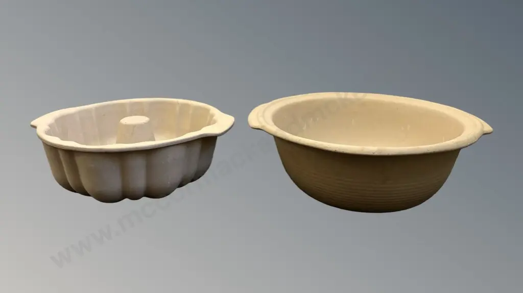 Family Heritage Stoneware Twin Handled Bowl and Bundt Cake Pan H10cm, D30-33cm Image 1++
