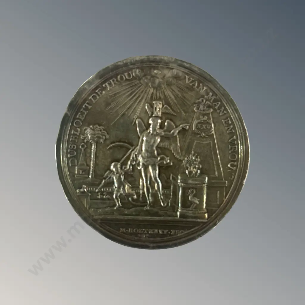 Netherlands - Kingdom of Holland Silver Medal TW59.5gms Image 1++