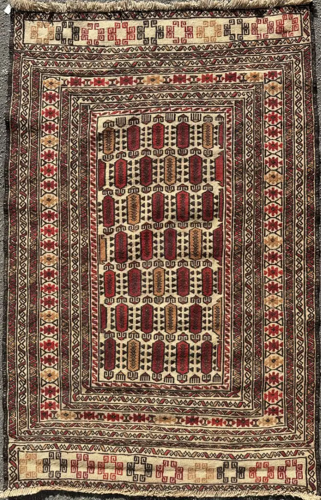 Soumak Rug - A Mix of Handwoven Pile/ Kilim Weave 190x120cm Image 1++