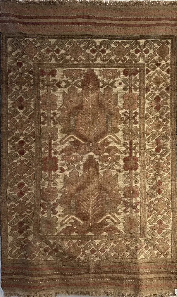 Barjista Rug - Traditional geometric Iran weaving, 190x120cm Image 1++
