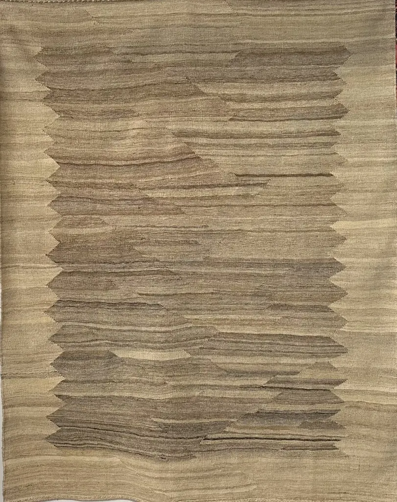 Gabbeh Wool Kilim Rug - Nomadic Qashqai 210x160cm Image 1++