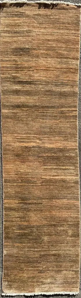 Gabbeh Runner - Woven in Afghanistan, natural wool finish, 290x80cm Image 1++