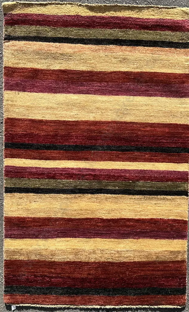Gabbeh Rug - Woven in Afghanistan, Contemporary Finish, 160x100cm Image 1++