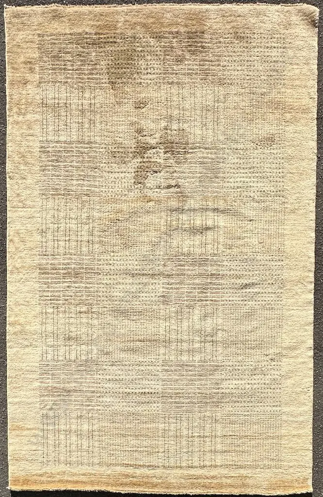 Gabbeh Rug - 	Woven in Afghanistan, Contemporary Scandi finish, 250x160cm Image 1++