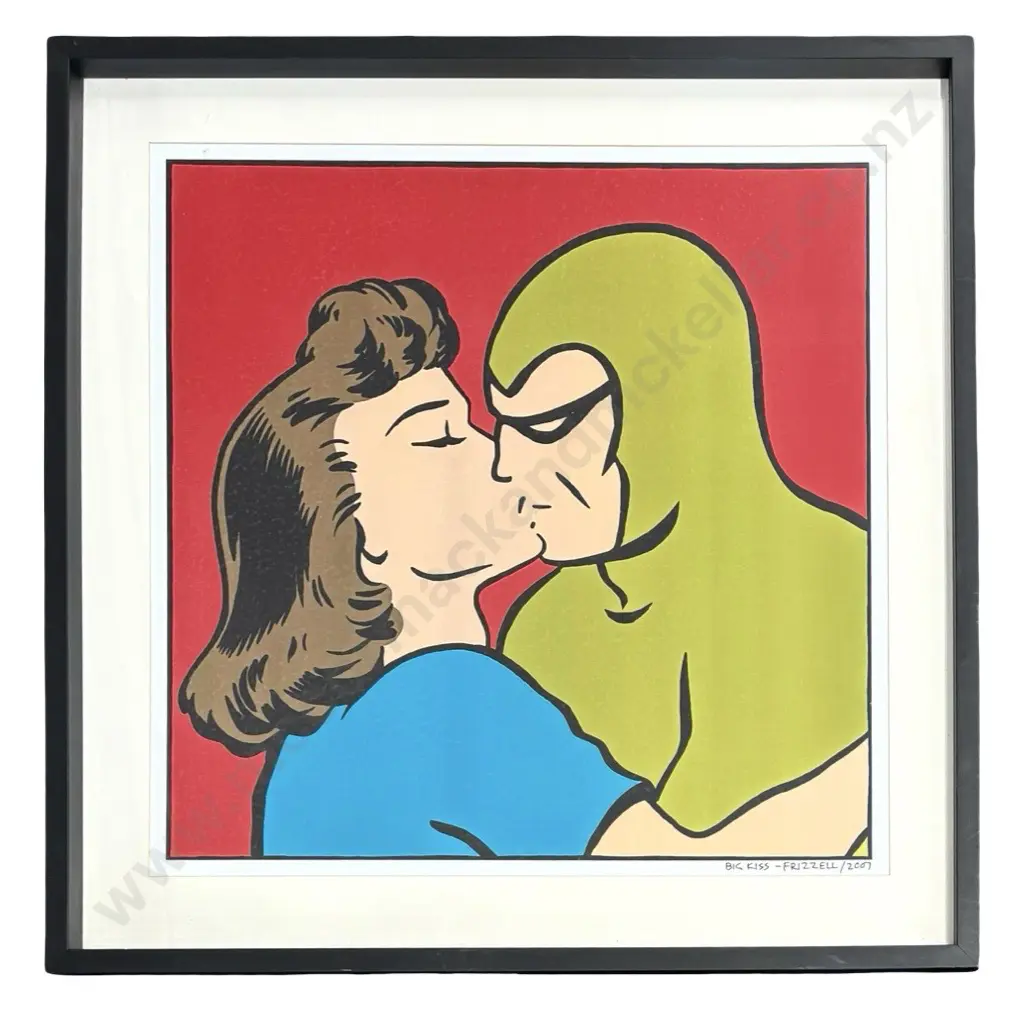 Dick Frizzell - Big Kiss, 2007, print on paper, 625x625mm Image 1++