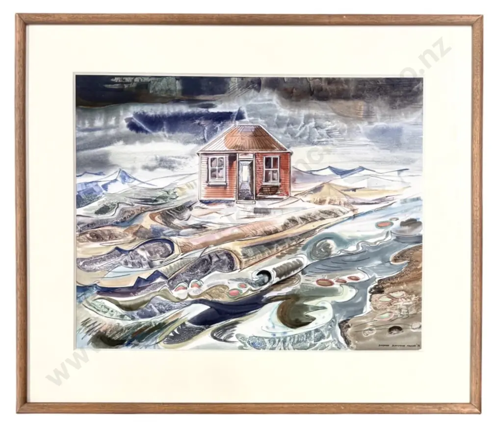 Barbara Blakemore Fowler - Sumner House, 1974, watercolour on paper, 440x555mm Image 1++