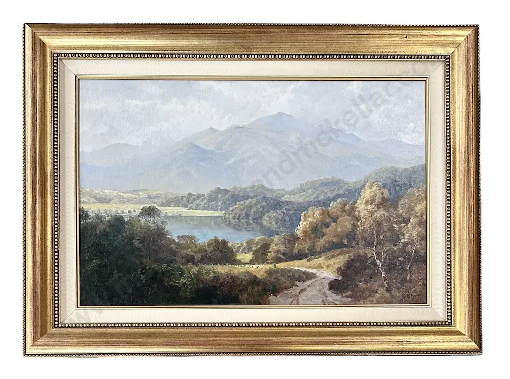CH Howarth - Loch Achrae, oil on board, 480x735mm Image 1++