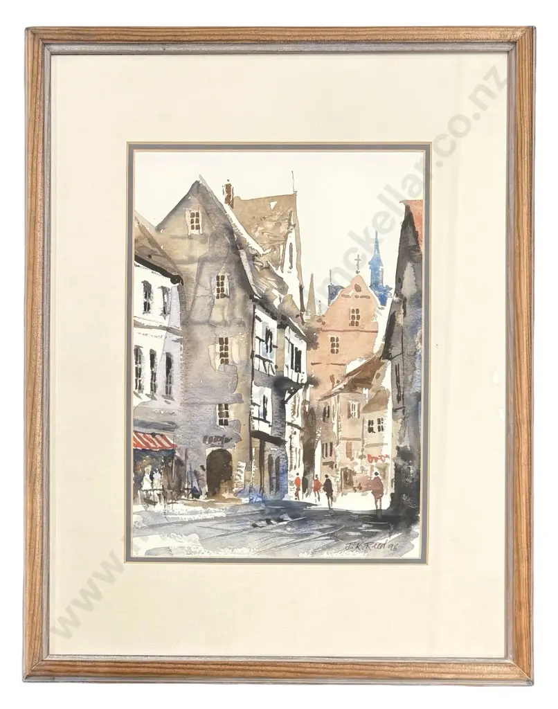 JK Reed - Eastern France, watercolour on paper, 285x200mm Image 1++