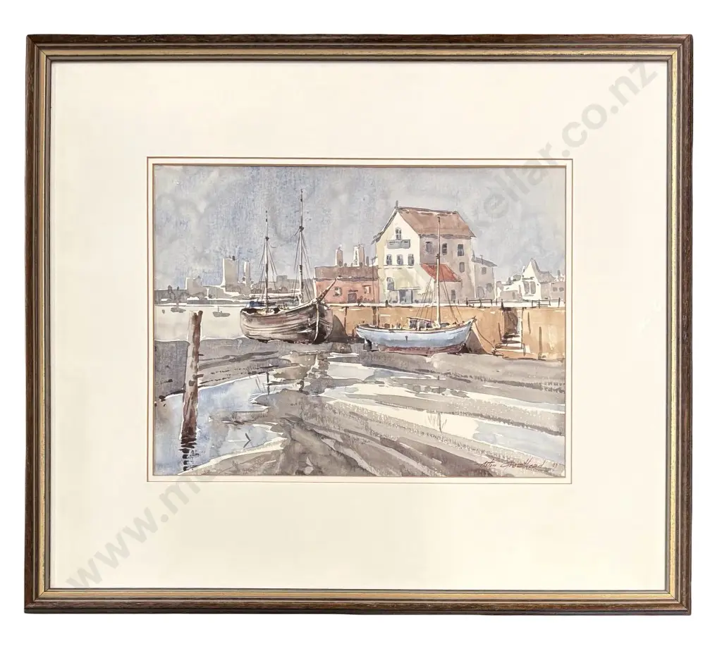 Aston Greathead - King's Lynn, The Wash, Norfolk England, watercolour on paper, 240x320mm Image 1++