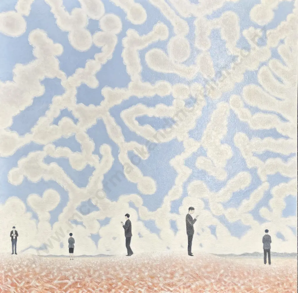 Steve Lowndes - Perception is Reality, 2012, acrylic on canvas, 760x760mm Image 1++