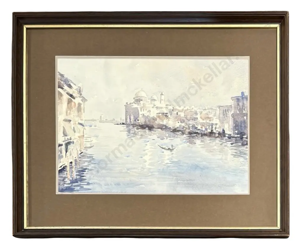 G A Genet - Venice, watercolour on paper, 285x400mm Image 1++